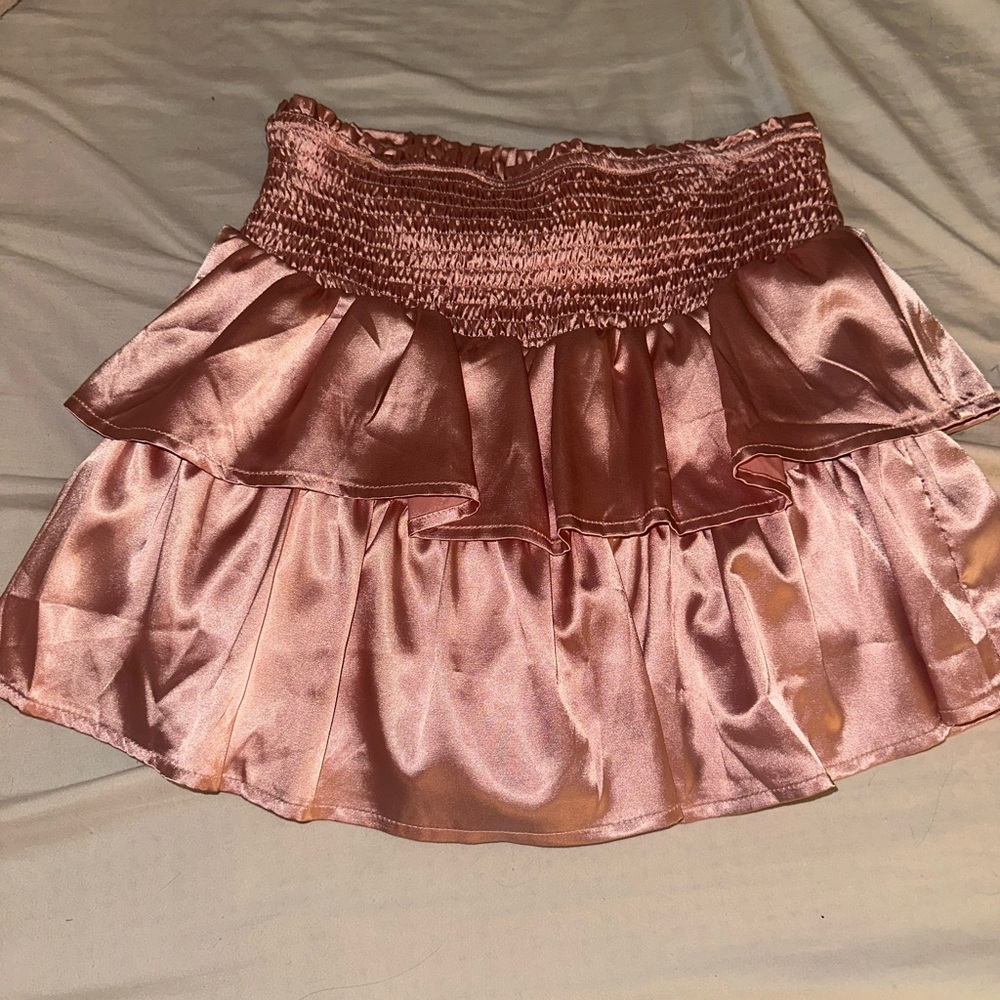 The Pants Store Pink Satin Skirt